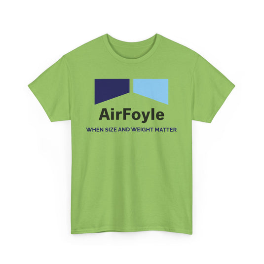 Air Foyle When Size and Weight Matter Vintage Airline Logo Aviation T-shirt