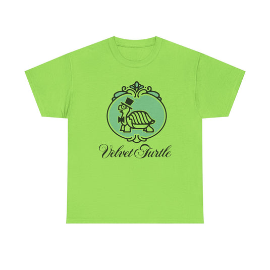 Velvet Turtle T-Shirt - Restaurant Industry Defunct Logo Tee