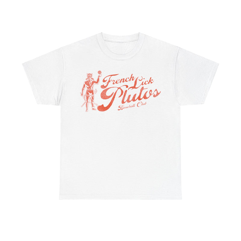 Load image into Gallery viewer, French Lick Plutos Nostalgic Retro Baseball Team T-shirt
