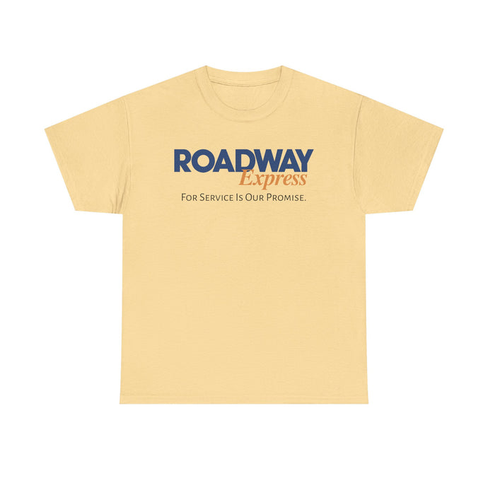 Roadway Express For Service Is Our Promise T-Shirt Logistics Logo