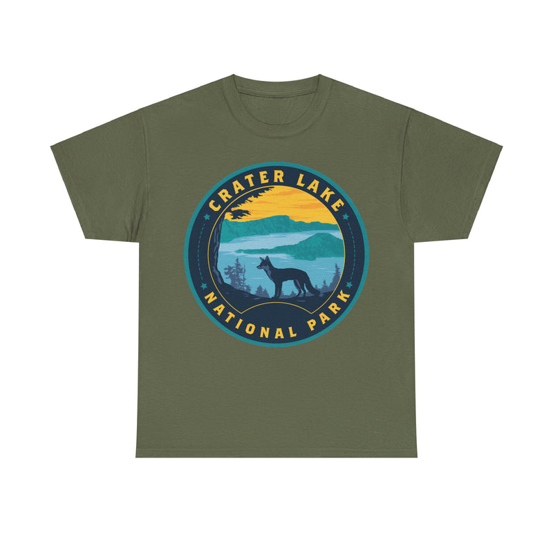 Load image into Gallery viewer, Crater Lake National Park Oregon Round Logo T-shirt
