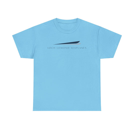 Loch Lomond Seaplanes Scottish Aviation Logo T-Shirt Rare