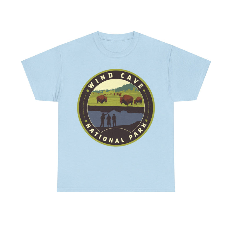 Load image into Gallery viewer, Wind Cave National Park South Dakota Round Logo T-shirt
