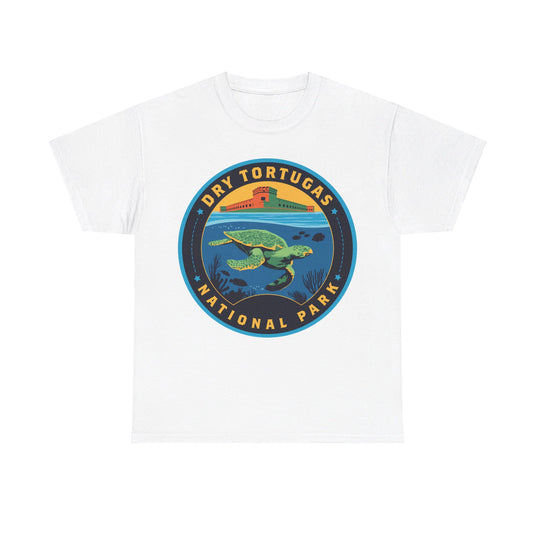 Dry Tortugas National Park Florida Round Logo T-shirt