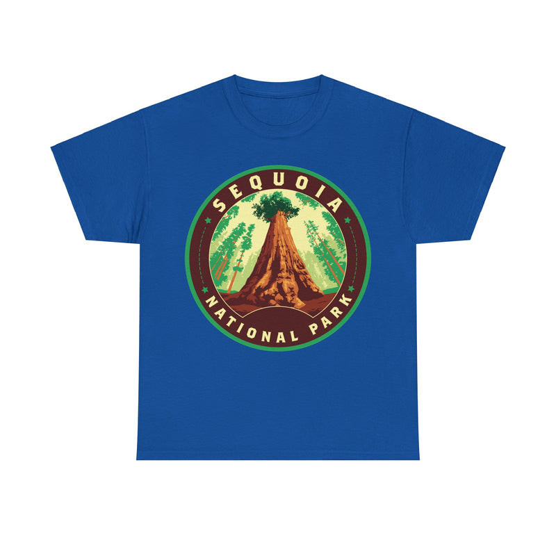 Load image into Gallery viewer, Sequoia National Park California Round Logo T-shirt
