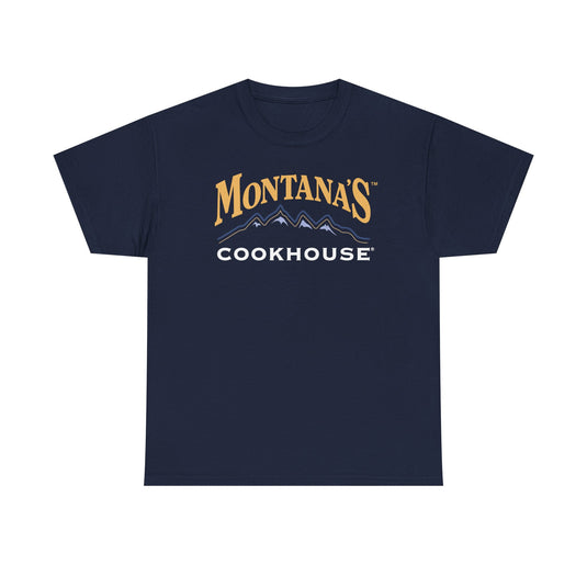 Montana's Cookhouse T-Shirt - Restaurant Industry Defunct Logo Tee