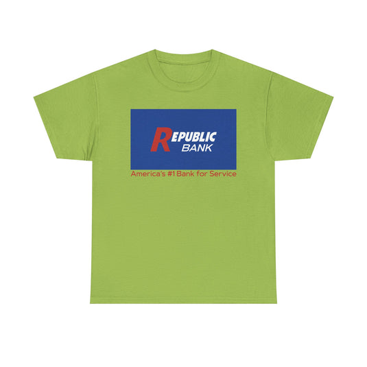 Republic Bank America's #1 Bank For Service T-Shirt Financial Logo
