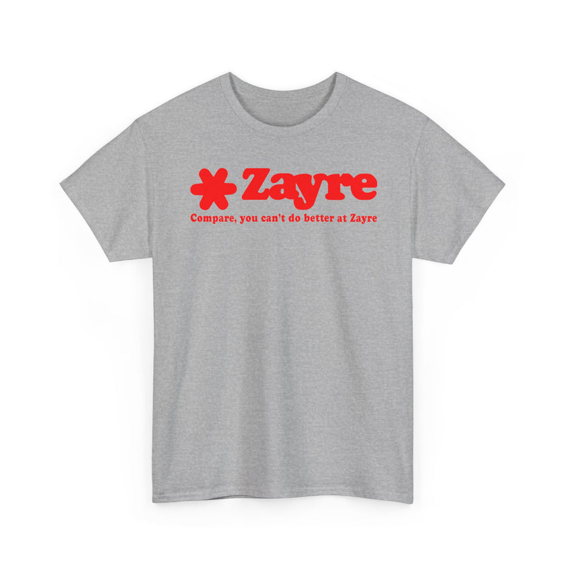 Load image into Gallery viewer, Zayre Compare You Can't Do Better Red Star Logo Discount Store Chain T-shirt
