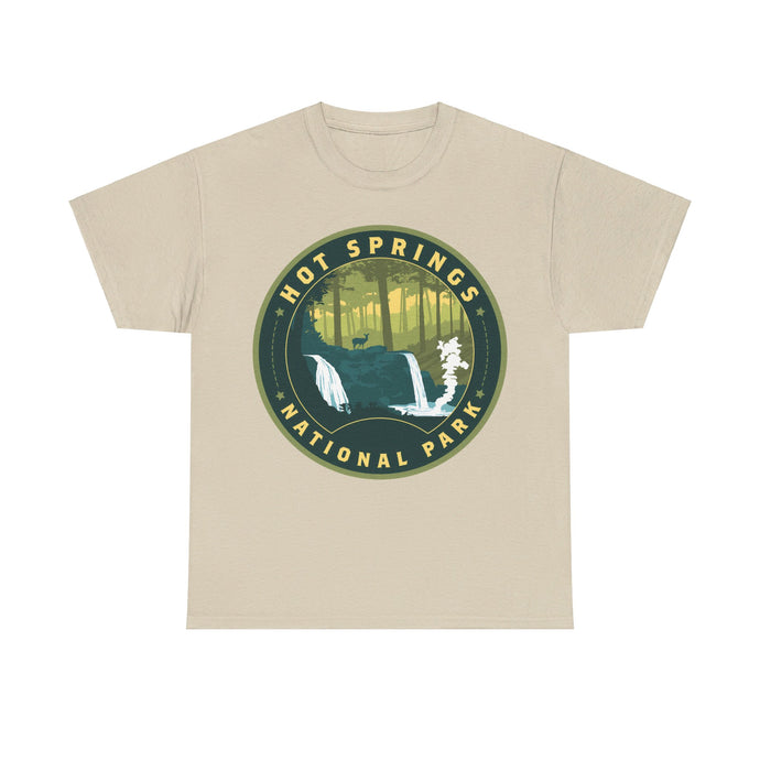 Hot Springs National Park Arkansas Round Logo T-shirt