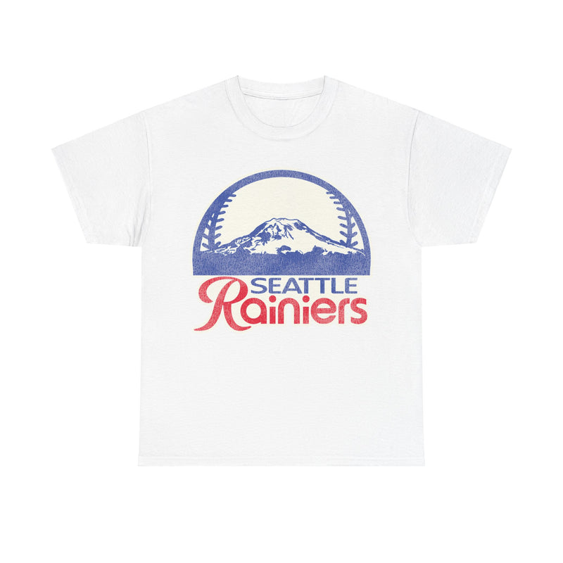 Load image into Gallery viewer, Seattle Rainiers Mountain Nostalgic Retro Baseball Team T-shirt
