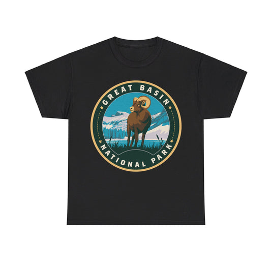 Great Basin National Park Nevada Round Logo T-shirt