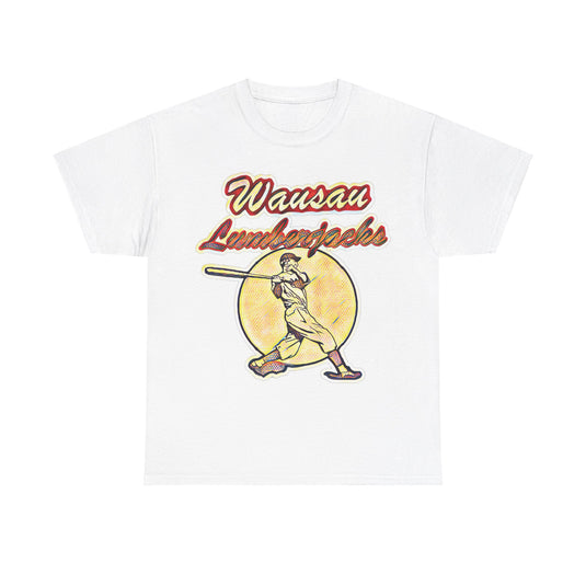 Wausau Lumberjacks Logo Wisconsin Baseball T-shirt