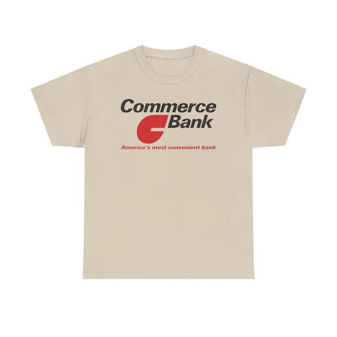 Commerce Bank America's Most Convenient Banking Logo New Jersey T-Shirt