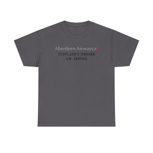 Aberdeen Airways Scotland's Premier Air Service Vintage Logo Aviation T-shirt