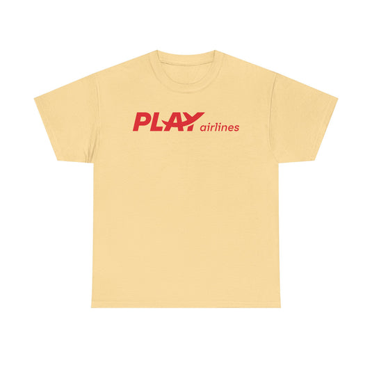 PLAY Airlines Icelandic Low-Cost Carrier Logo T-Shirt Aviation