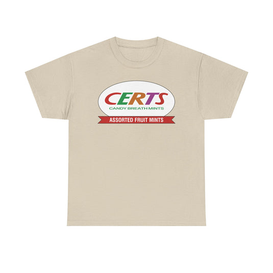Certs Candy Breath Mints Assorted Fruit Brand T-Shirt