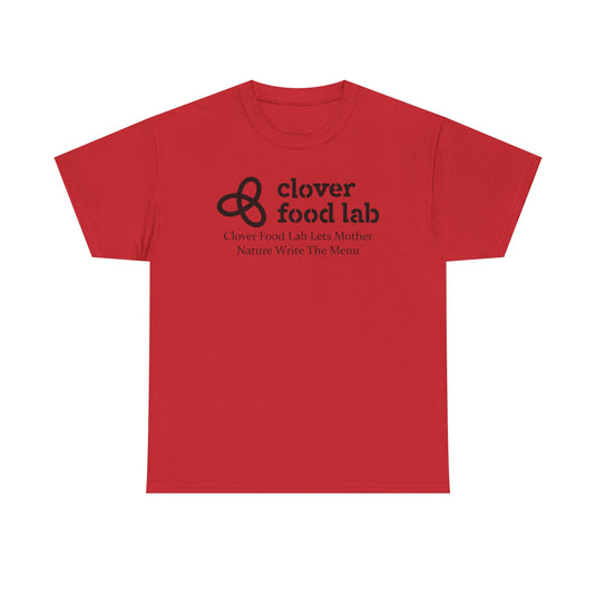 Clover Food Lab T-Shirt - Restaurant Chain Logo Tee - Vegetarian