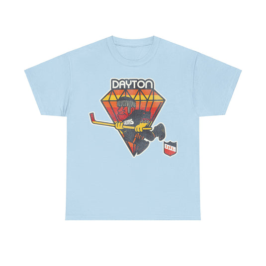 Dayton Gems Ohio IHL Hockey Team T-shirt