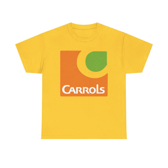 Carrols Restaurant Group T-Shirt - Fast Food Industry Defunct Logo Tee