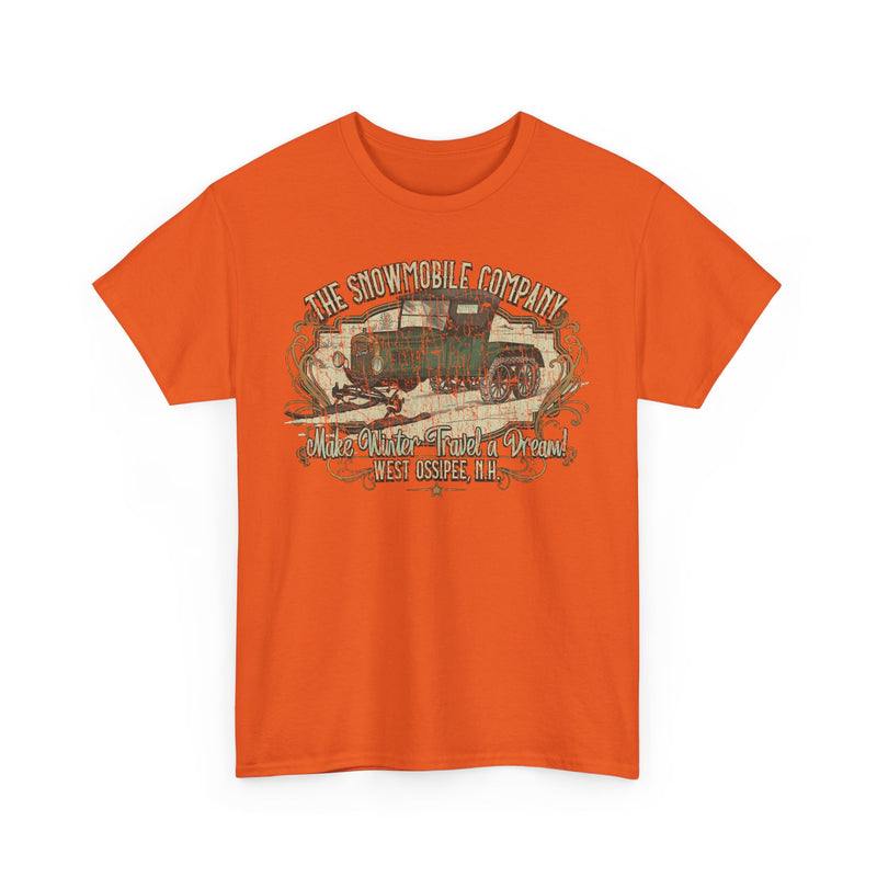 Load image into Gallery viewer, The Snowmobile Company 1922 West Ossipee New Hampshire Car Snow Logo T-shirt
