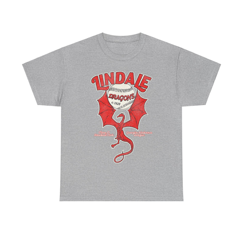 Load image into Gallery viewer, Lindale Dragons Nostalgic Retro Baseball Team T-shirt
