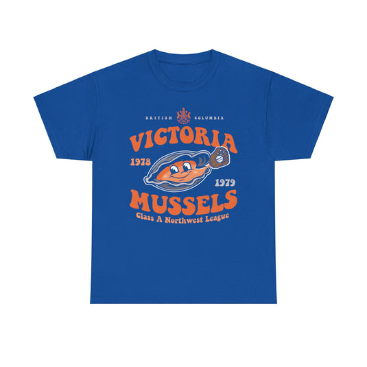 Victoria Mussels Est 1978 British Columbia Baseball T-shirt