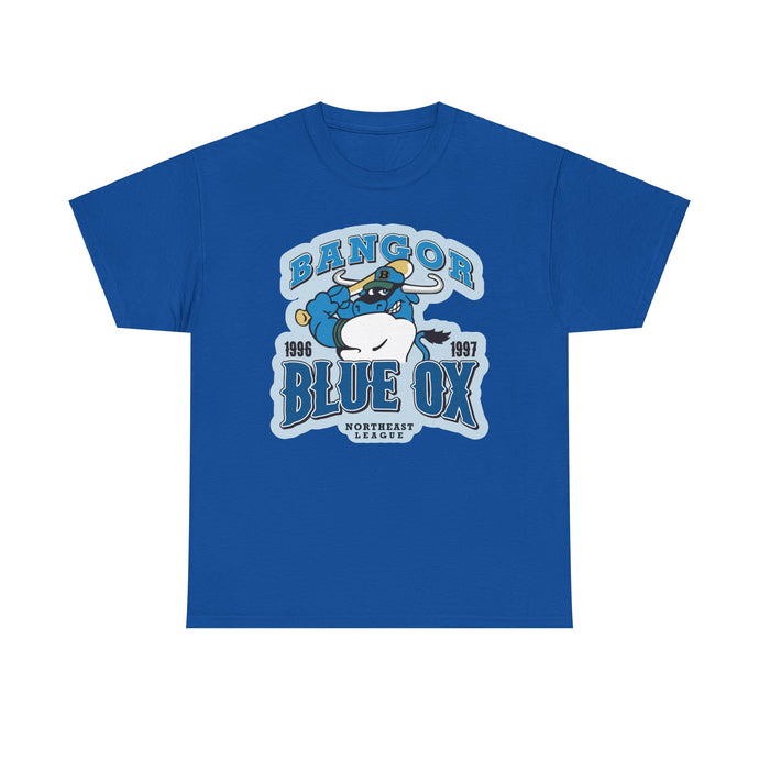 Bangor Blue Ox Maine Northeast League Baseball 1996-1997 T-shirt