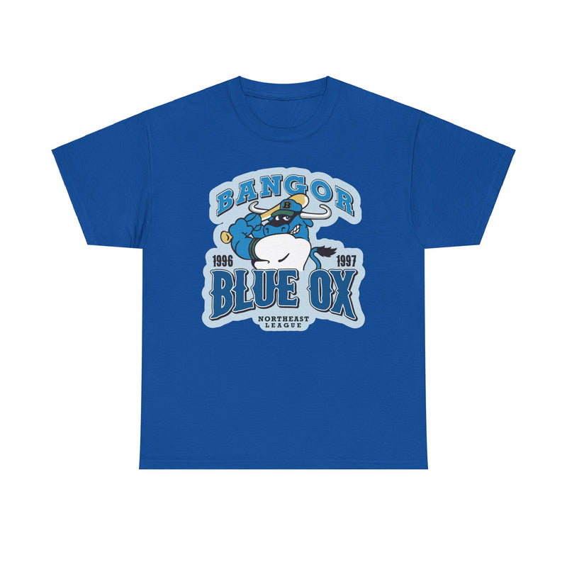 Load image into Gallery viewer, Bangor Blue Ox Maine Northeast League Baseball 1996-1997 T-shirt
