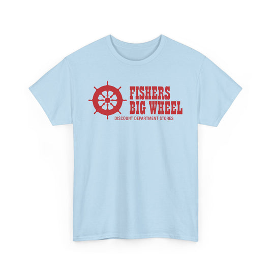 Fishers Big Wheel Discount Department Stores Ship Logo T-Shirt