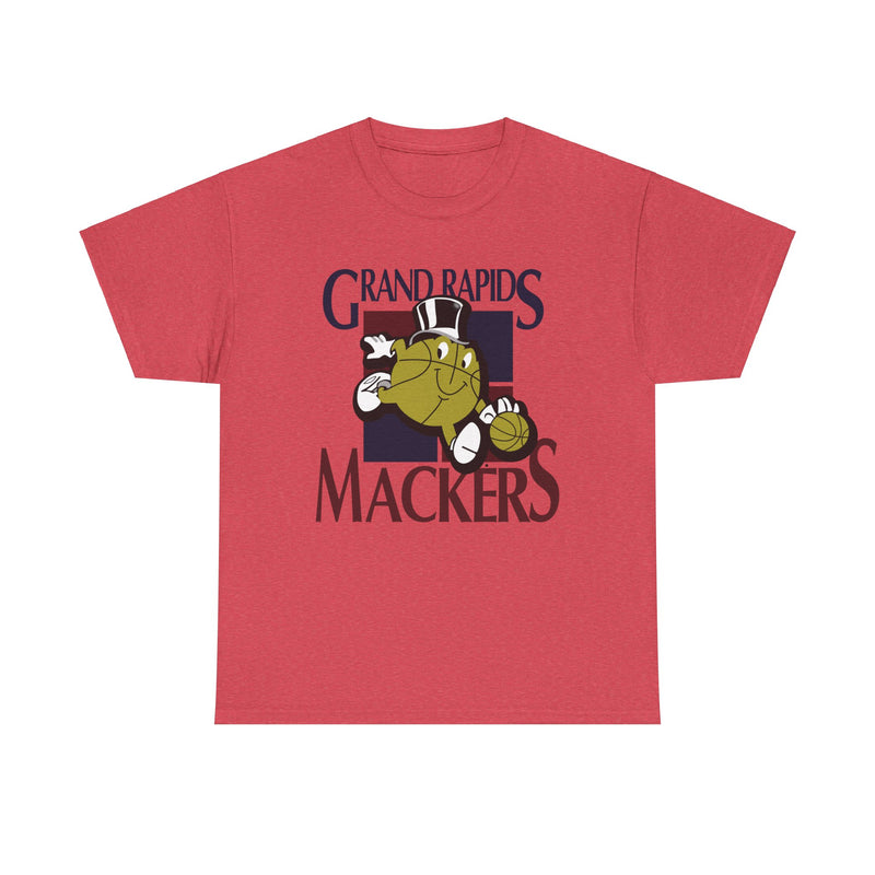 Load image into Gallery viewer, Grand Rapids Mackers Michigan CBA Basketball 1994-1996 T-shirt
