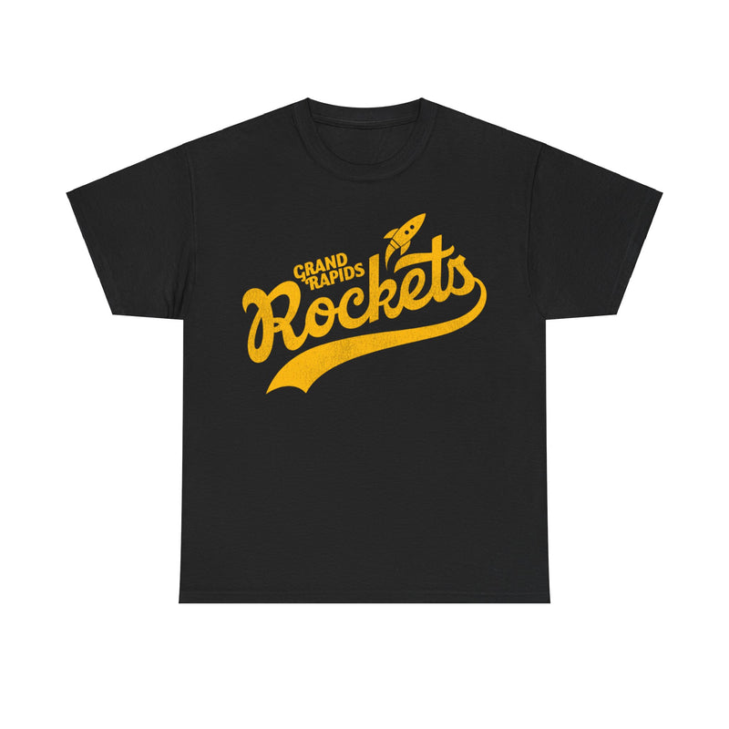 Load image into Gallery viewer, Grand Rapids Rockets Hockey Team Nostalgic Logo T-shirt
