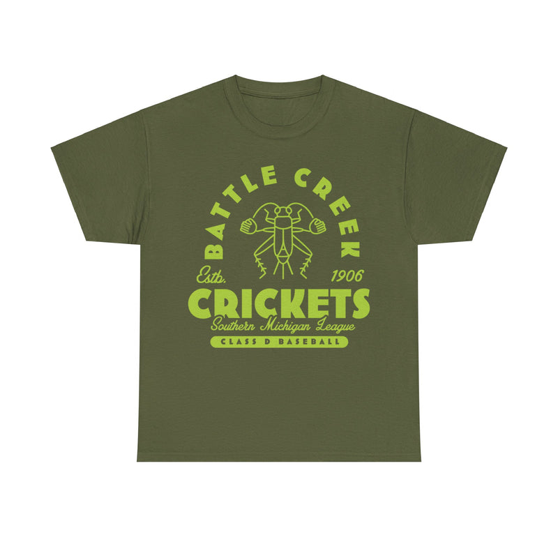 Load image into Gallery viewer, Battle Creek Crickets Est 1906 Michigan Baseball T-shirt
