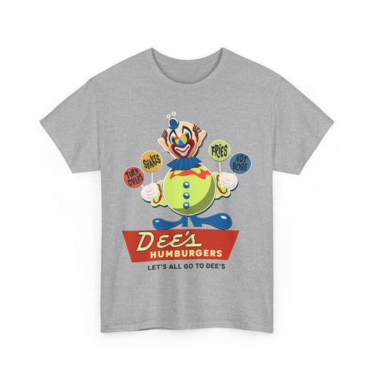 Dee's Hamburgers Let's All Go To Dee's Vintage Logo Chain T-Shirt