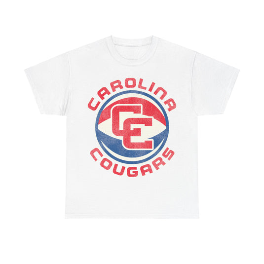 Carolina Cougars CC Logo Basketball Nostalgic Retro T-shirt