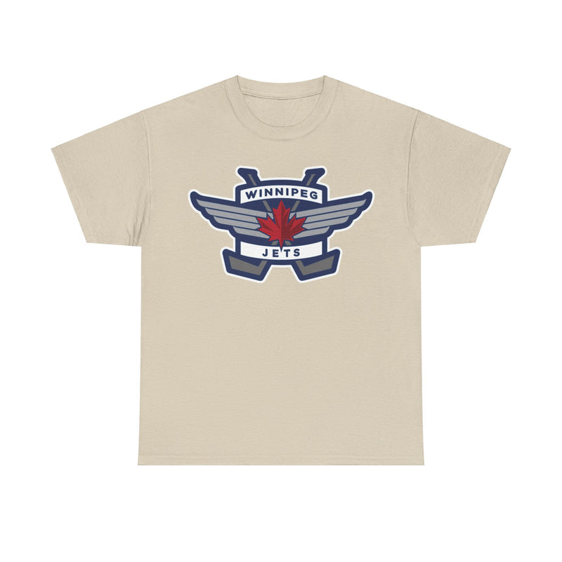 Load image into Gallery viewer, Winnipeg Jets Maple Leaf Logo Hockey Team T-shirt
