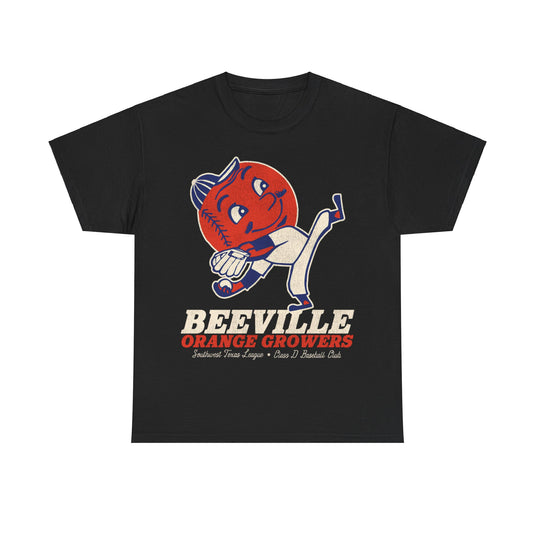 Beeville Orange Growers Nostalgic Retro Baseball T-shirt