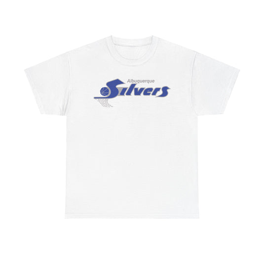 Albuquerque Silvers New Mexico CBA Basketball T-shirt