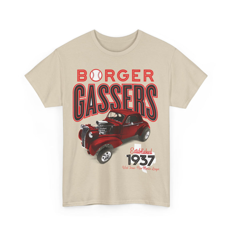 Load image into Gallery viewer, Borger Gassers Est 1937 Texas Baseball T-shirt
