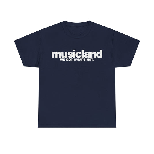 Musicland Record Retail Store We Got What's Hot Nostalgic T-shirt