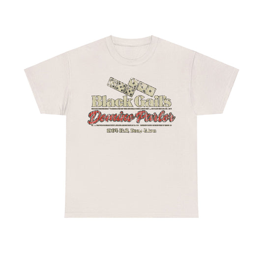 Black Gails Domino Parlor Deep Ellum Texas T-shirt