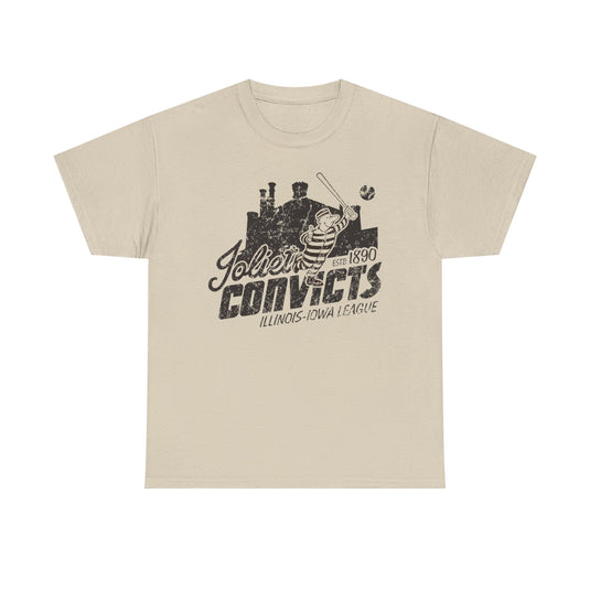 Joliet Convicts Est 1890 Illinois Baseball T-shirt