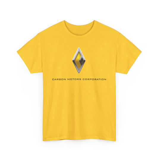 Carbon Motors Corporation Concept Police Car Diamond Logo T-shirt