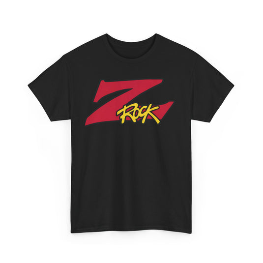 Z Rock 1986 Metal Radio Station Music Logo T-shirt