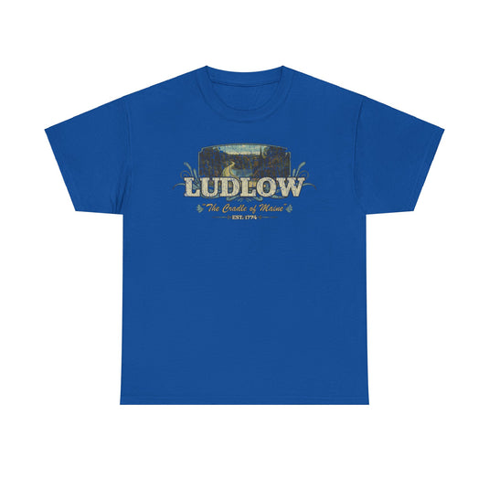 Ludlow The Cradle of Maine 1774 Macroverse T-shirt