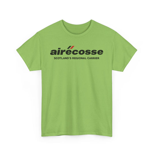 Airecosse Scotland's Regional Carrier Vintage Airline Logo Aviation T-shirt