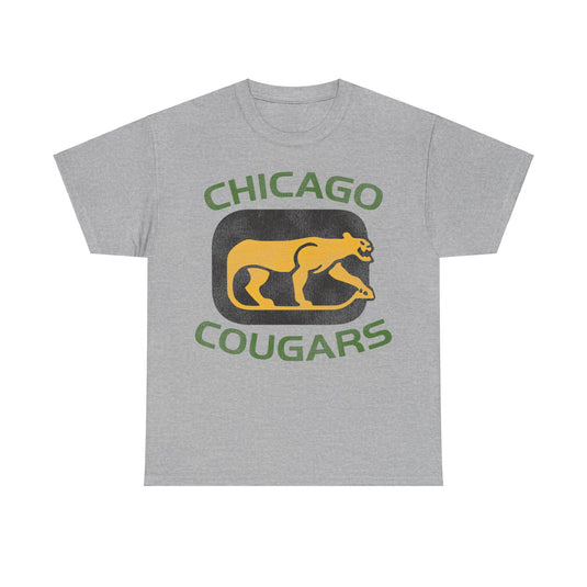 Chicago Cougars Illinois Ice Hockey T-shirt