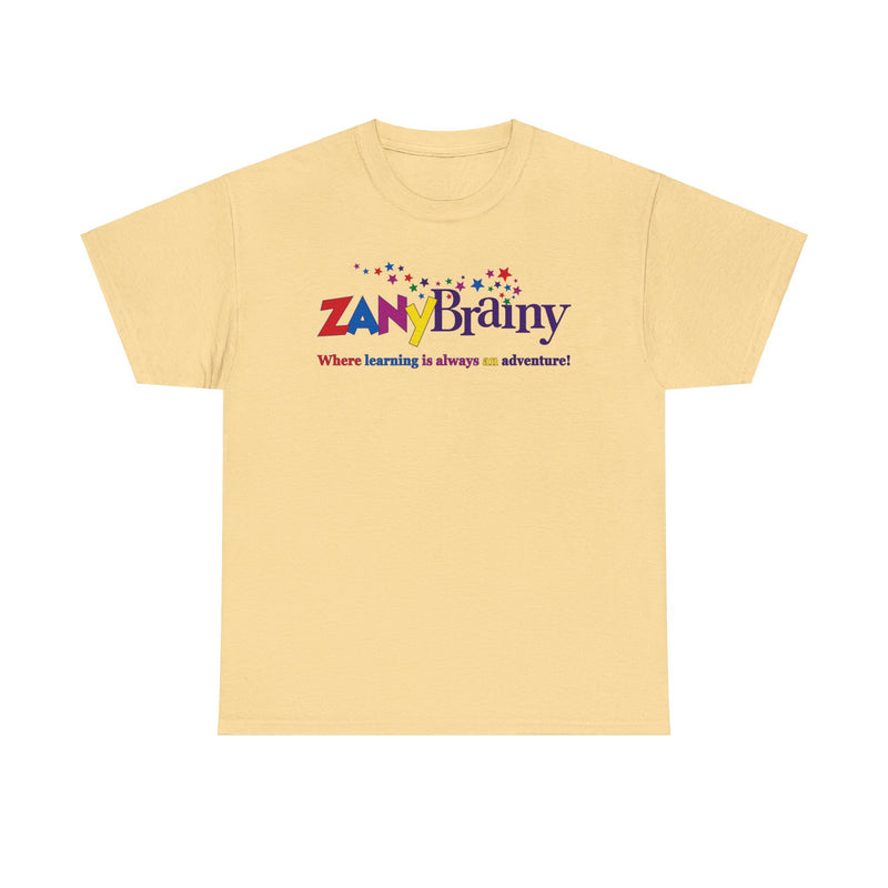 Load image into Gallery viewer, Zany Brainy Store Logo T-Shirt: “Where Learning Is Always an Adventure”
