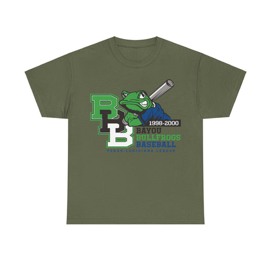 Bayou Bullfrogs Est 1998 Louisiana Baseball Team T-shirt