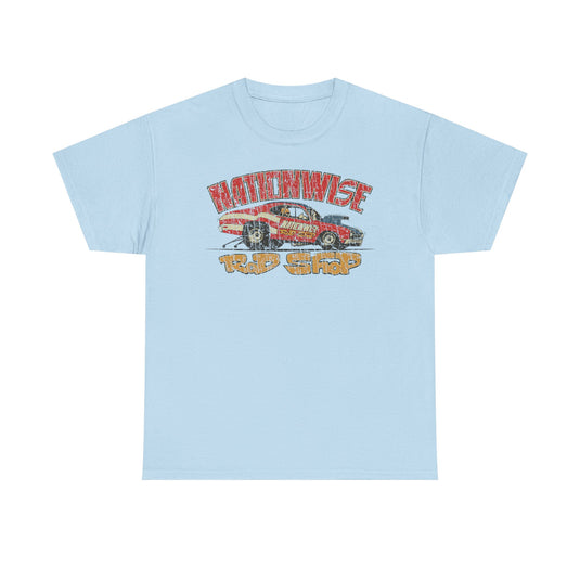 Nationwise Rod Shop 1974 Double Logo Ohio Auto Parts T-shirt