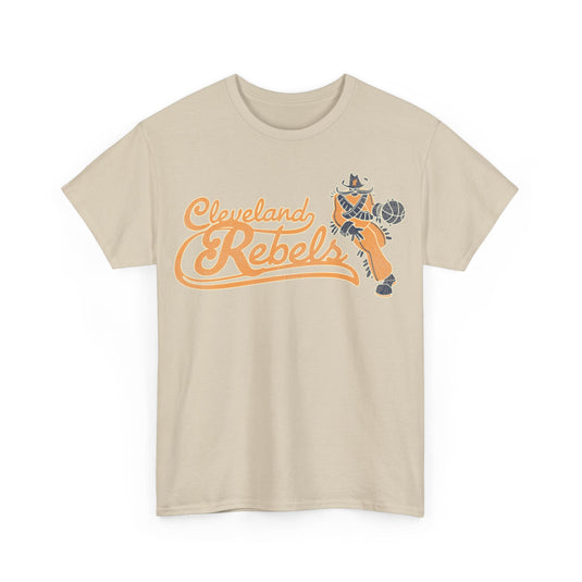 Cleveland Rebels Basketball Team Nostalgic Retro T-shirt